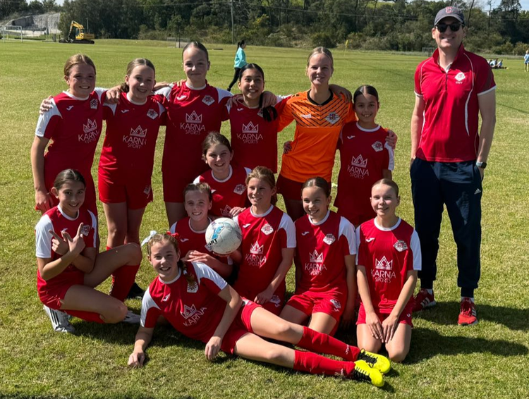 Photo of girls soccer representative team