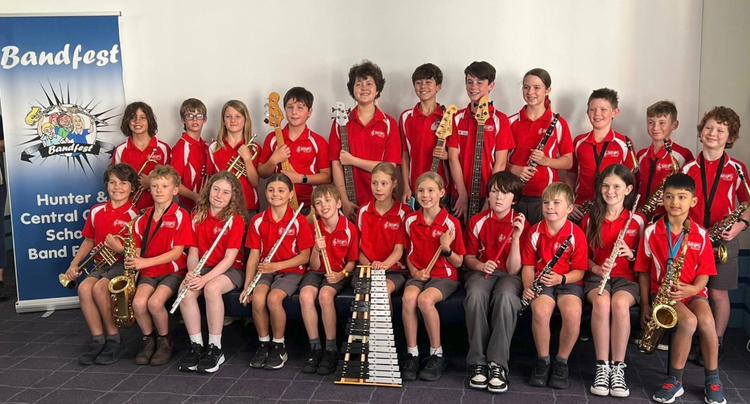 Photo of School Band at Bandfest